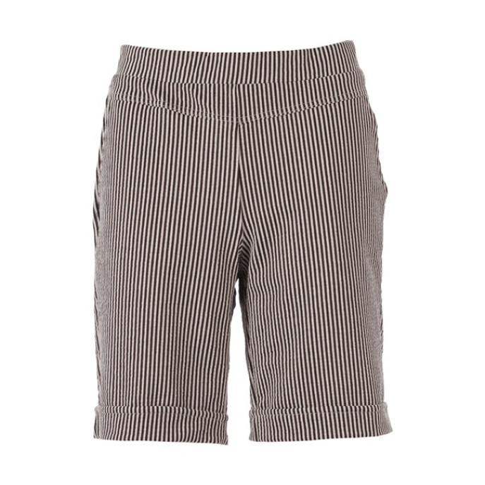 Enjoy Bermuda short strepen 923822 donker bruin Enjoy Bermuda short strepen 923822 donker bruin